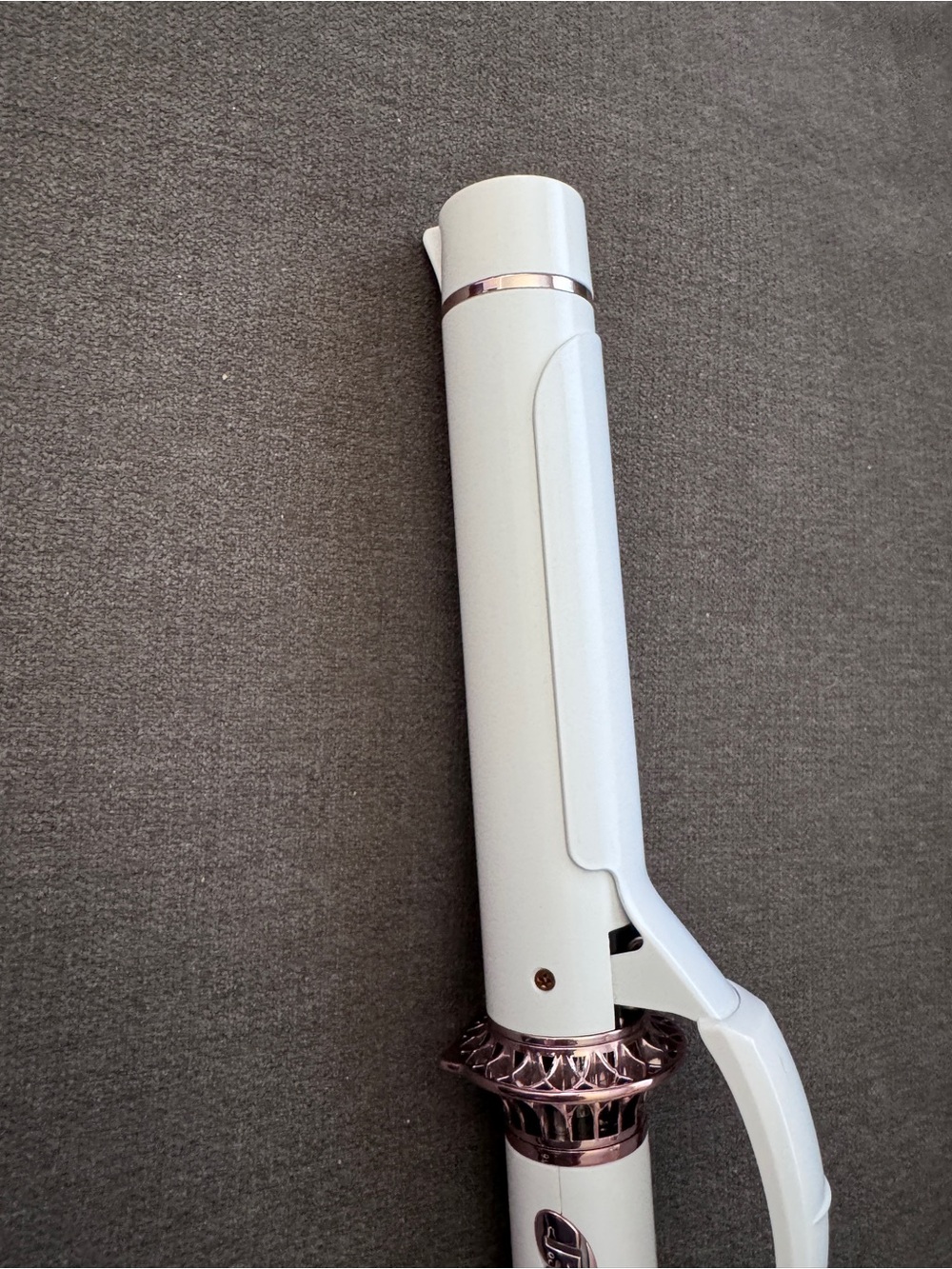 T3 White & Rose Gold Curling Iron - Picture 3 of 6